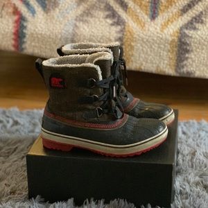 Sorel Tivoli Herringbone Waterproof Snow Boots